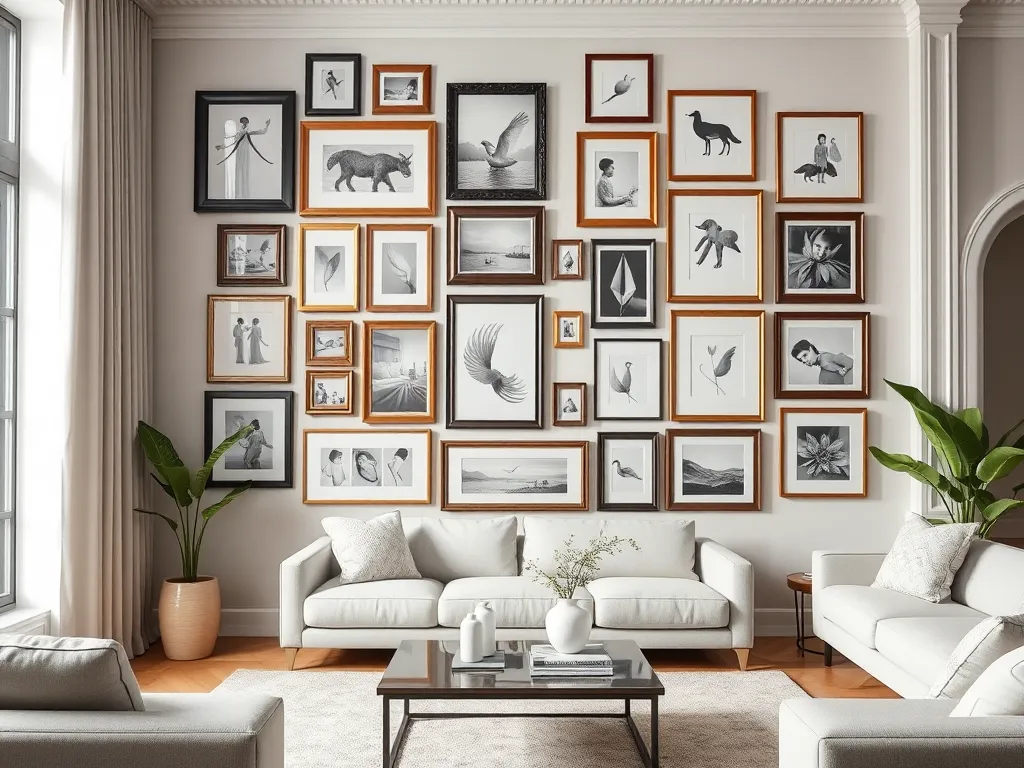 Ułożenie ramek na ścianie – jak powiesić zdjęcia?