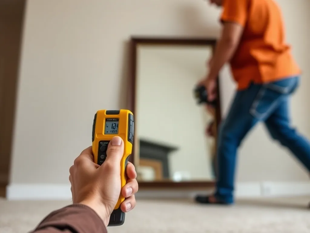 Jak powiesić ciężkie lustro na ścianie?