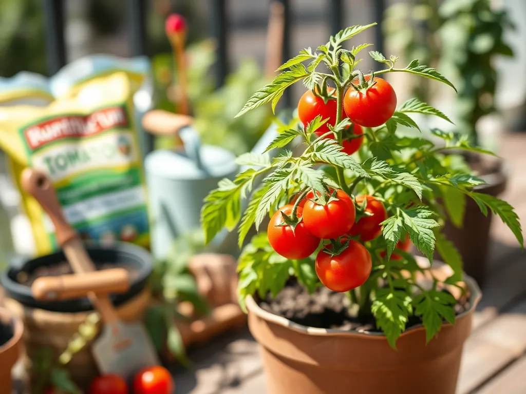 Czym nawozić pomidory w doniczce?